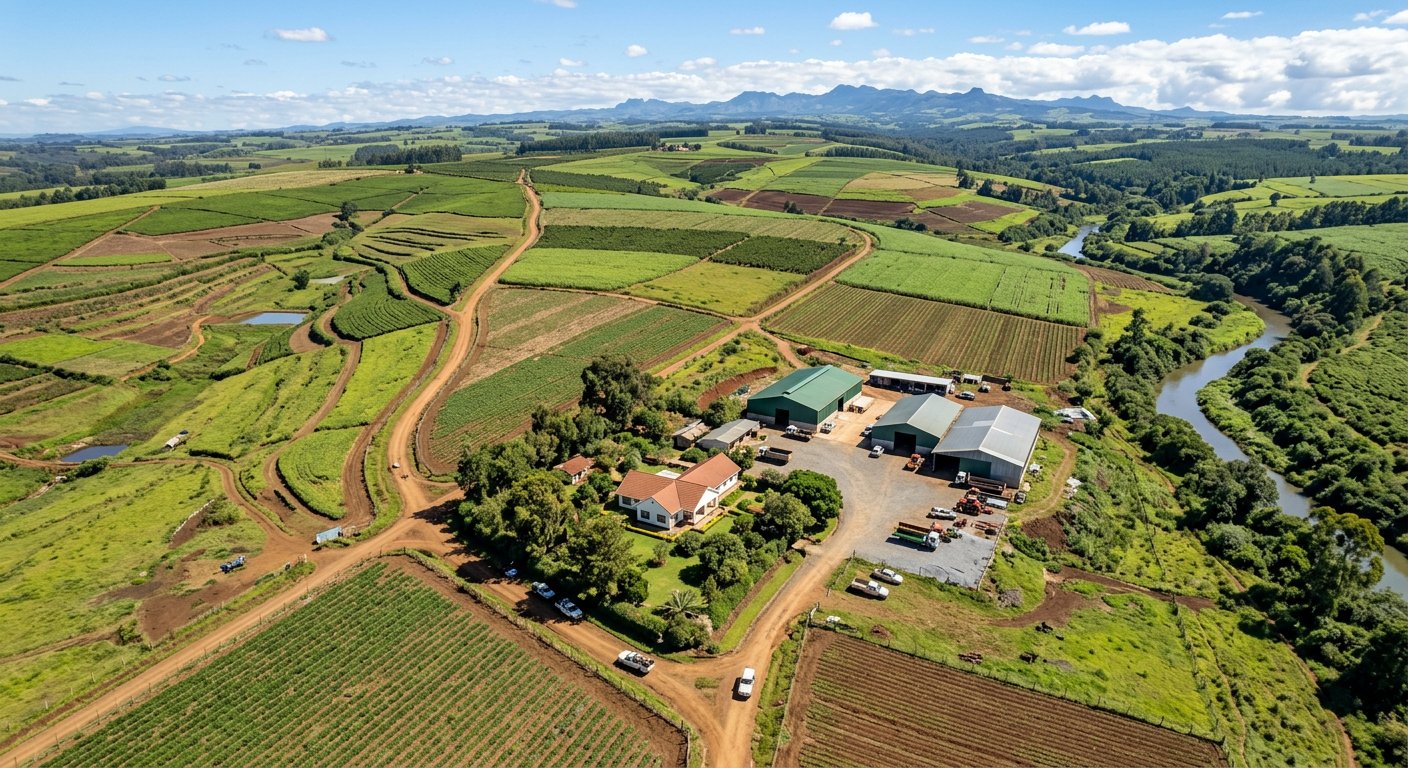 Aerial view of Skil Ventures land assets